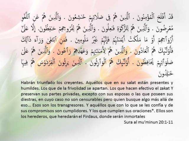 sura al muminun 20 1-11
